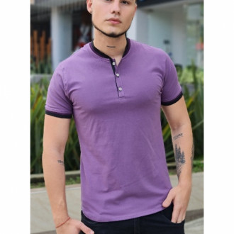 Polo Cuello Nerú Morado