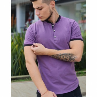 Polo Cuello Nerú Morado